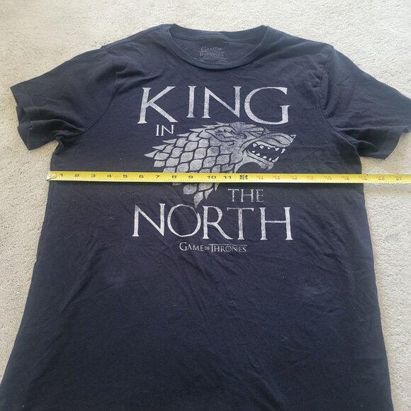 King Of the North T Shirt Game Of Thrones Official Medium - Picture 7 of 8